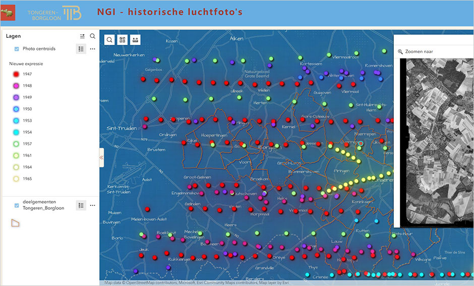 kaart ziet er zo uit