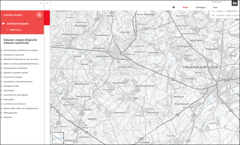 kaart ziet er zo uit