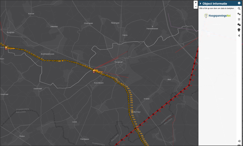 kaart ziet er zo uit